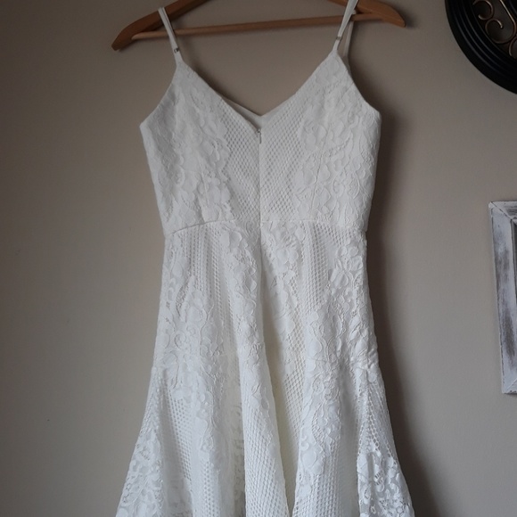 Adelyn Rae White Lace Dress Size XS - Picture 4 of 8